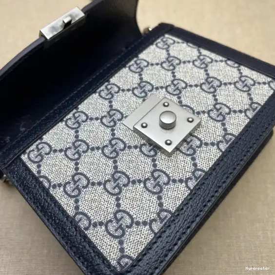 Hyperpeter MATELASSÉ GG HANDLE GUCCI SMALL BAG TOP 0525